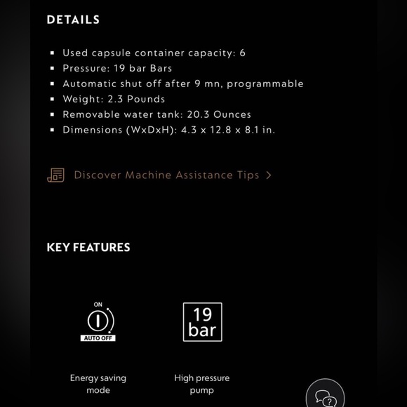 Nespresso Essenza Mini in Ruby Red - Picture 7 of 7